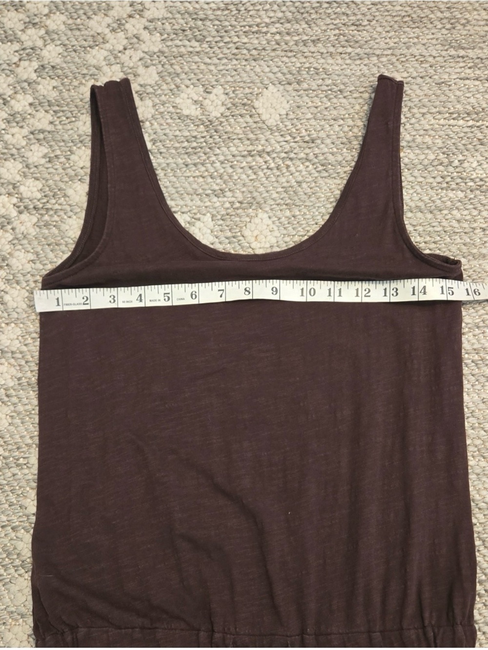 Pact organic cotton jumpsuit brown small - Picture 5 of 7